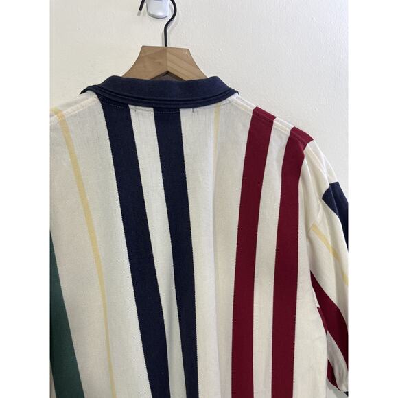 Vtg 90s Preppy Old Money Rugby Equestrian Striped Polo XL Y2K Classic Hip Hop - Picture 10 of 14